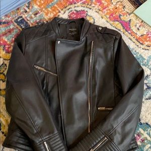Zara (faux) leather jacket